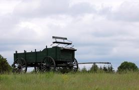 Wagon On Hill